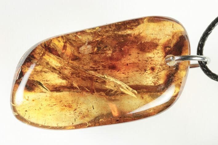 Polished Chiapas Amber Necklace #197928